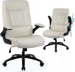 Kontoritool Ralex-chair, ergonoomiline, reguleeritav, 200 kg, PU, liivakarva
