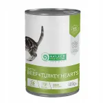 Nature's Protection m&auml;rg kassikonserv kassipoegadele veise- ja s&uuml;damega, 400 g