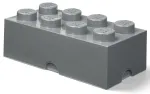 LEGO kast Brick 8 plokk tumeroheline NHG