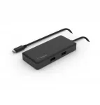 USB-C dokk Belkin CONNECT 5-in-1, mitme pesaga adapter reisimiseks