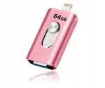 USB m&auml;lupulk 64GB, USB 3.0, Lightning, Micro USB, OTG, 3-&uuml;hes, iPhone, iPad, Androidile