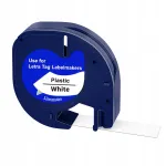 DYMO LetraTag etikettide riba, 12 mm x 4 m, valge
