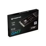 Acer Predator GM7 1TB M.2 PCI-E x4 Gen4 NVMe SSD, 7400 MB/s, sobib PS5 ja PC-le