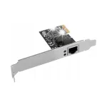 V&otilde;rgukaart LANBERG PCI-E 1X RJ45 1GB, madala profiiliga