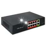 V&otilde;rgul&uuml;liti Qoltec Fast Ethernet PoE, 8 x RJ