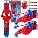 Laste m&auml;ngukomplekt: SPIDERMAN v&otilde;rkp&uuml;ssi kindad ja projektoriga kell