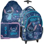 Lilo and Stitch koolikomplekt ratastega seljakotiga, pinal ja kott