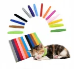 MilooPets nailonist Velcro kinnitusega kaelarihmad kassipoegadele ja koeraplokkidele, 12 tk, S suurus