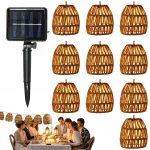 3,6 m retro stiilis p&auml;ikesepatareiga girliand 10 LED IP65 Hollow