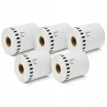Isekleepuv lint Brother QL DK-22243, 102 mm x 30,48 m, 5 tk, ilma hoidikuta