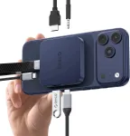 USB-C 6-in-1 dokk HDMI 4K, M.2 SSD, magnetilise kinnituse ja PD 100W-ga