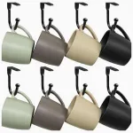 Toppide konksud, mustad, metallist, kapialune, 16 tk