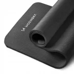 Spordimatt 183x61 cm, must, NBR vaht, sobilik joogaks ja treeninguks