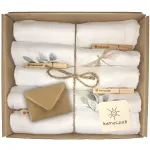 Laste Tetra Diapers Kamyczek m&auml;hkmed, 5 tk, valged, v&auml;rvilised