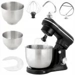 HUSLOG HUS1046 MixMaster 3000W must planetaarmikser 3 vispliga ja 2 kausiga