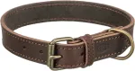Nahast kaelarihm TRIXIE Rustic, S&ndash;M, kaela&uuml;mberm&otilde;&otilde;t 34&ndash;40 cm, laius 25 mm