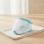 Kassi suu mask, kerge ja hingav, pehmete &auml;&auml;rtega, suurus S, sinine
