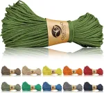 Nailonist k&ouml;is PARACORD 125, 1 mm, 60 kg, kollane, matkamiseks