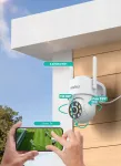 V&auml;lis-WiFi-kaamera Reobiux, 2.4/5GHz, 1080P, 5x suum, &ouml;&ouml;n&auml;gemine, signalisatsioon