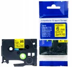 BROTHER TZe-611 kleeplint, kollane, 6 mm