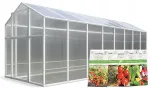 Pol&uuml;karbonaatkatus kasvuhoonele GARDEN PTF, 12 m&sup2;, 210x606 cm
