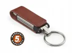 USB m&auml;lupulk v&otilde;tmehoidjana BUDVA 16 GB, pruun kunstnahk