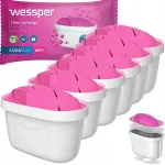 Wessper Magnesium Aquamax MG+ 6 veefiltri kassetti, sobib Brita, Dafi kannudele