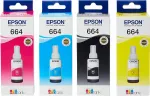 EPSON 664 must ja v&auml;rvilised tindikomplekt, multipakk