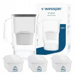 Wessper D1 SOLID 2,8 l must veefilter kann 10 filtriga