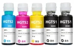 HP GT51/GT52 XL tindikomplekt, 5 tk, sobib Ink Tank 315/410/415 ja Smart Tank 510/515 printeritele