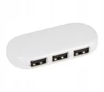 USB-C jagaja VIVANCO, 4 USB 2.0 pesa, 0,5 m, valge