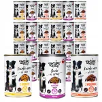TUF TUF MIX koerte konservtoit, 24 x 415 g, kolme liha t&uuml;kid kastmes