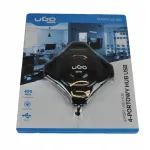 USB-jaotus UGO MAIPO HU50, 4 pesa, must