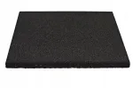 Painduv kummist SBR plaat, must, 1 cm