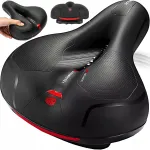 Pehme ergonoomilise padjaga lai amortiseeritud jalgratta sadul