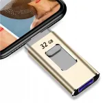 32 GB 4-in-1 USB 3.0 m&auml;lupulk, sobib iPhone, Android, Micro USB, Type-C, Windows, OTG k&otilde;igile