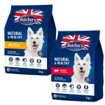 Butcher's N&H kuivtoit koertele kanaliha ja veiselihaga, 2 x 3 kg