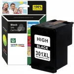 HP 301 XL must tint, sobib Deskjet 2540, 1000, 1050, 1510, 2050, 3050, Envy 4504, 4500
