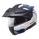 Motorratturi kiiver SCHUBERTH E2, sinine, ECE sertifikaadi ja blendiga