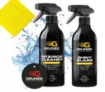 Akende ja plastpindade puhastuskomplekt SET Shiny Glass, 2 x 0,5 l