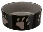 Keraamiline koerakauss Trixie, must hallide k&auml;paj&auml;lgedega, 20 cm, 1400 ml