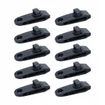 Telgi klambrid, 10 tk, tugevad, mustad