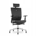 Ergonoomiline hall kontoritool Kulik System Space Grey selgatoega