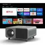 WiFi Android mini projektor FULL HD 4K 16500 lm autofookusega Bluetooth