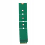 M.2 (NGFF) M-Key SSD adapter PCIe x4-ga, kaitsekorgiga