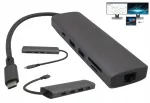 SD ja MicroSD kaardilugeja Medion Multiport USB-C s&uuml;learvutitele PD laadimisega