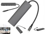 USB-C multifunktsionaalne HUB adapter PD laadimise, SD ja MicroSD kaardilugeriga Apple arvutitele