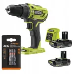 P&ouml;&ouml;rd-trell RYOBI 2x 2Ah akuga ja laadijaga