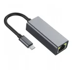 USB-C RJ45 v&otilde;rguadapter RUFFBERG AD15, 1000 Mbps