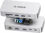 USB jagaja ORICO SJ10, 10-in-1, 1 TB, 4K 60 Hz